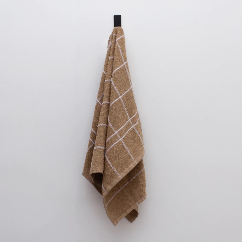 Kit 4 Pano de Prato Copa Xadrez Grande Chef Premium Atoalhado Felpudo Listrado 100% Algodão Castanho em Oferta na Shopee