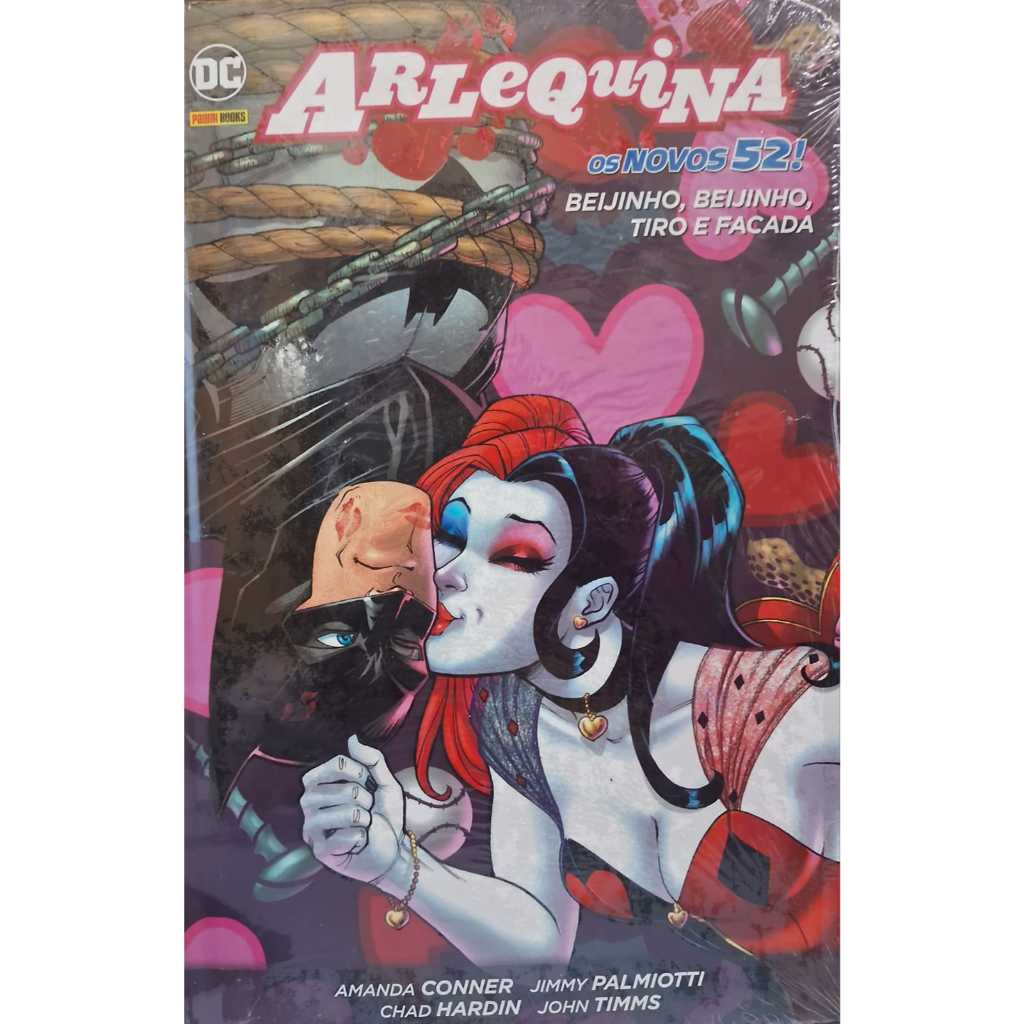 HQ Quadrinhos Arlequina: Beijinho Beijinho Tiro E Facada ( Capa Dura Lacrado )