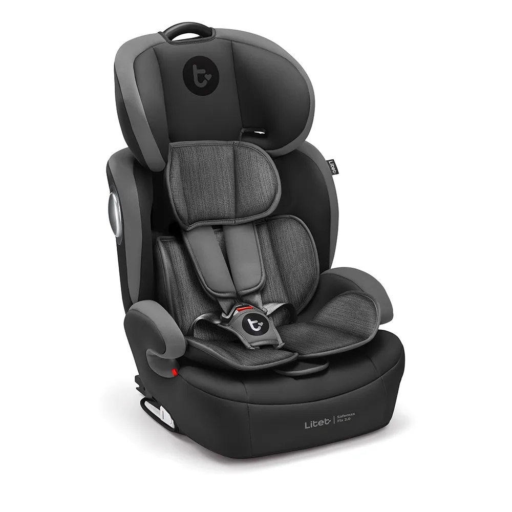 Cadeirinha De Carro Para Criança Isofix 9-36Kg Safemax Fix 2.0 Cinza