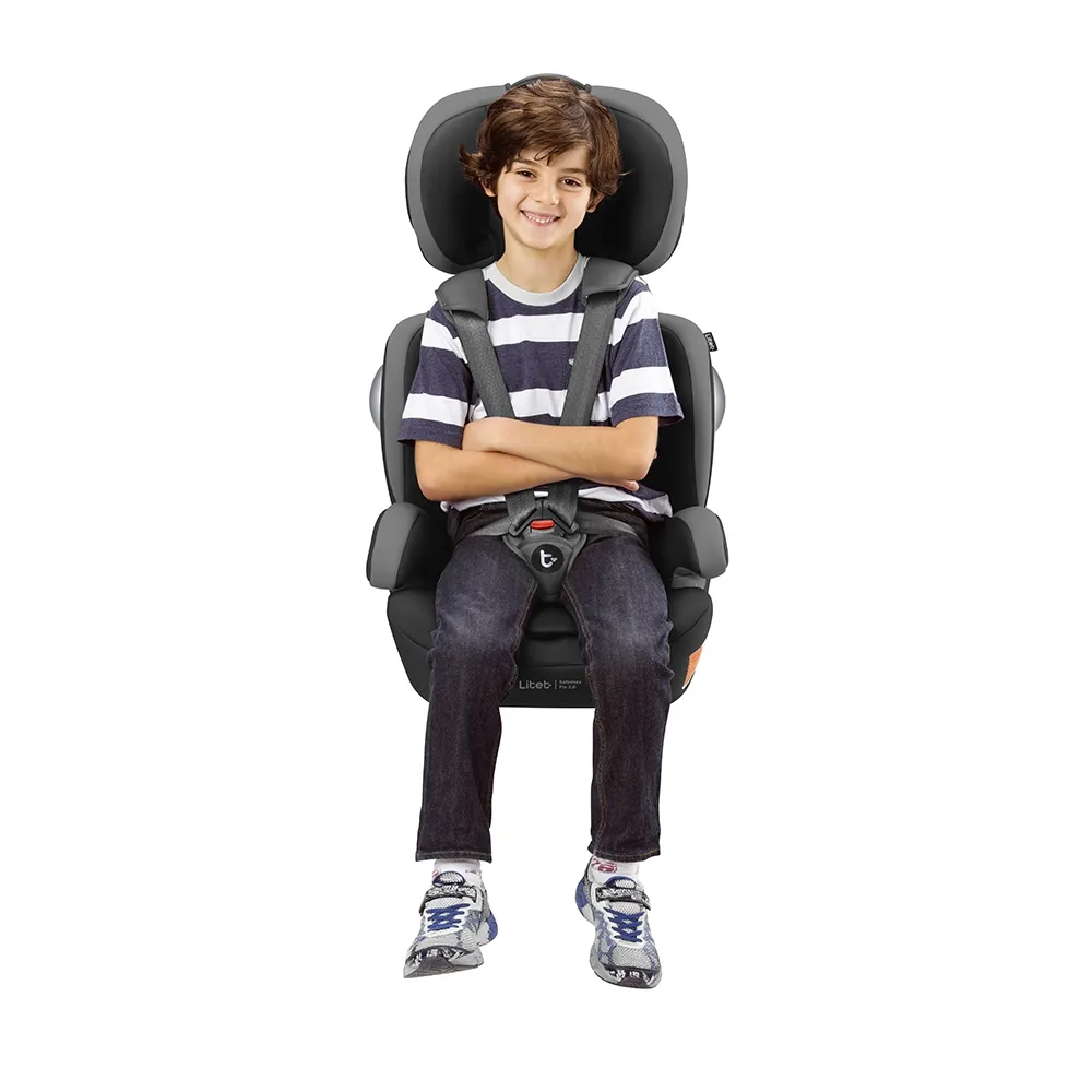 Cadeirinha Automotiva Para Criança 9-36Kg Isofix Safemax Fix 2.0 Cinza Litet