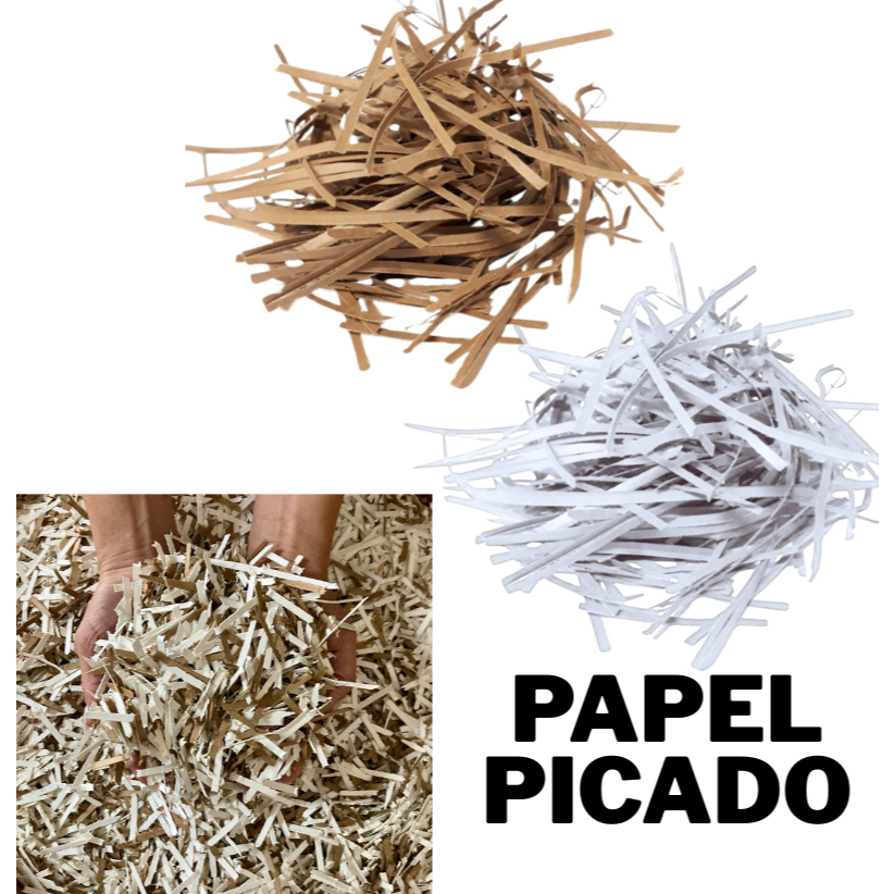 1 Kg Papel Picado Para Uso Em Embalagens | Kraft & Branco | Barato / Envio correios em Oferta na Shopee