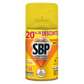 SBP Multi Inseticida Automático Óleo de Citronela Refil 250ml