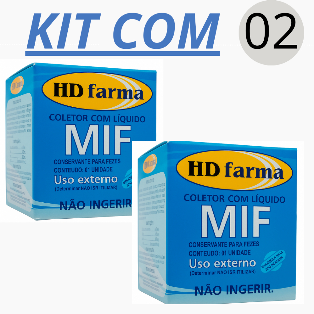 Promoção 2 Coletor Mif C/Líquido HD FARMA