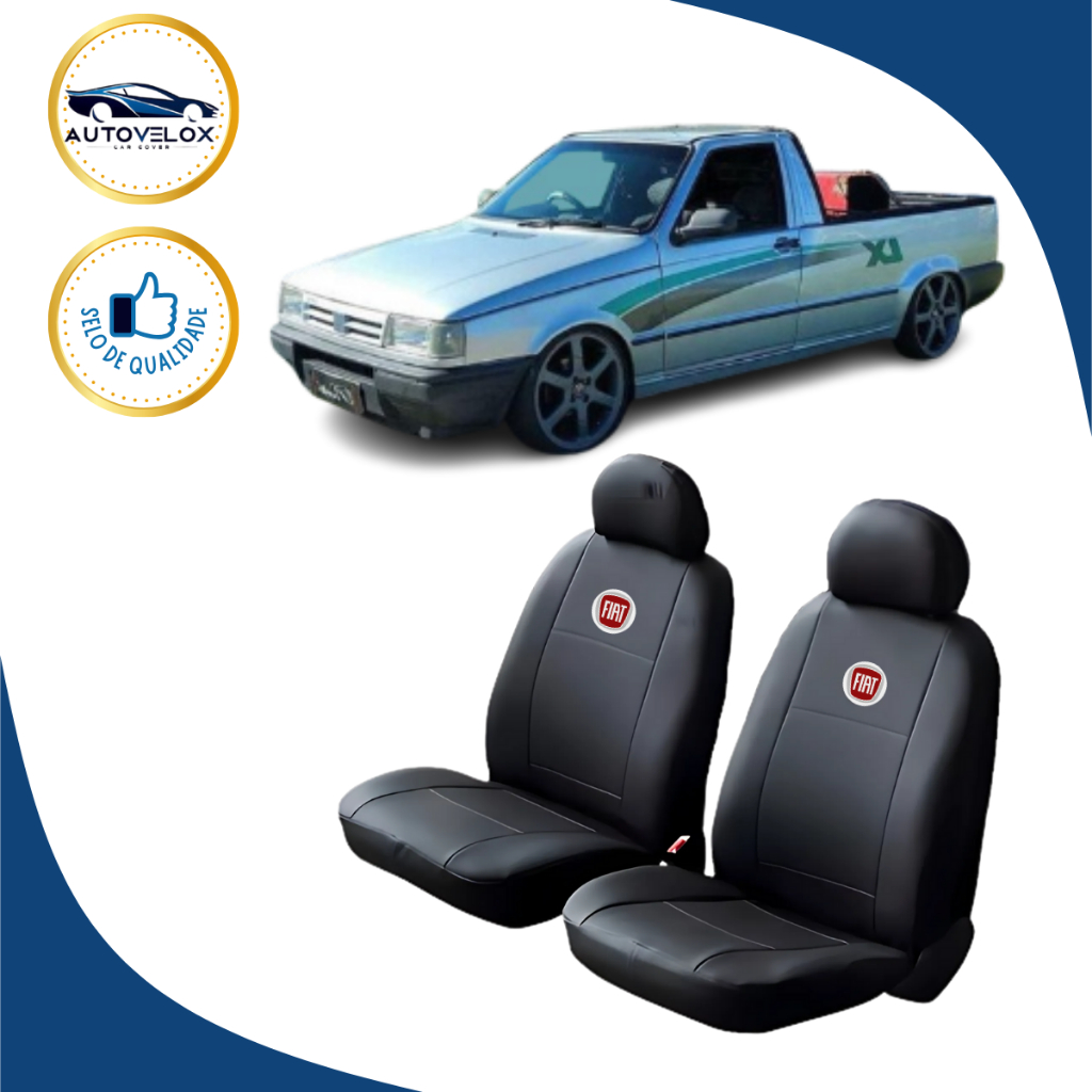 Capa Banco Automotivo Carro Modelo Fiat Fiorino Cabine SimplesFeita em Couro Couvin