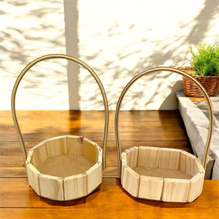kit 20-10-8-5 Cesta oval ,redonda de madeira para presente. em Oferta na Shopee