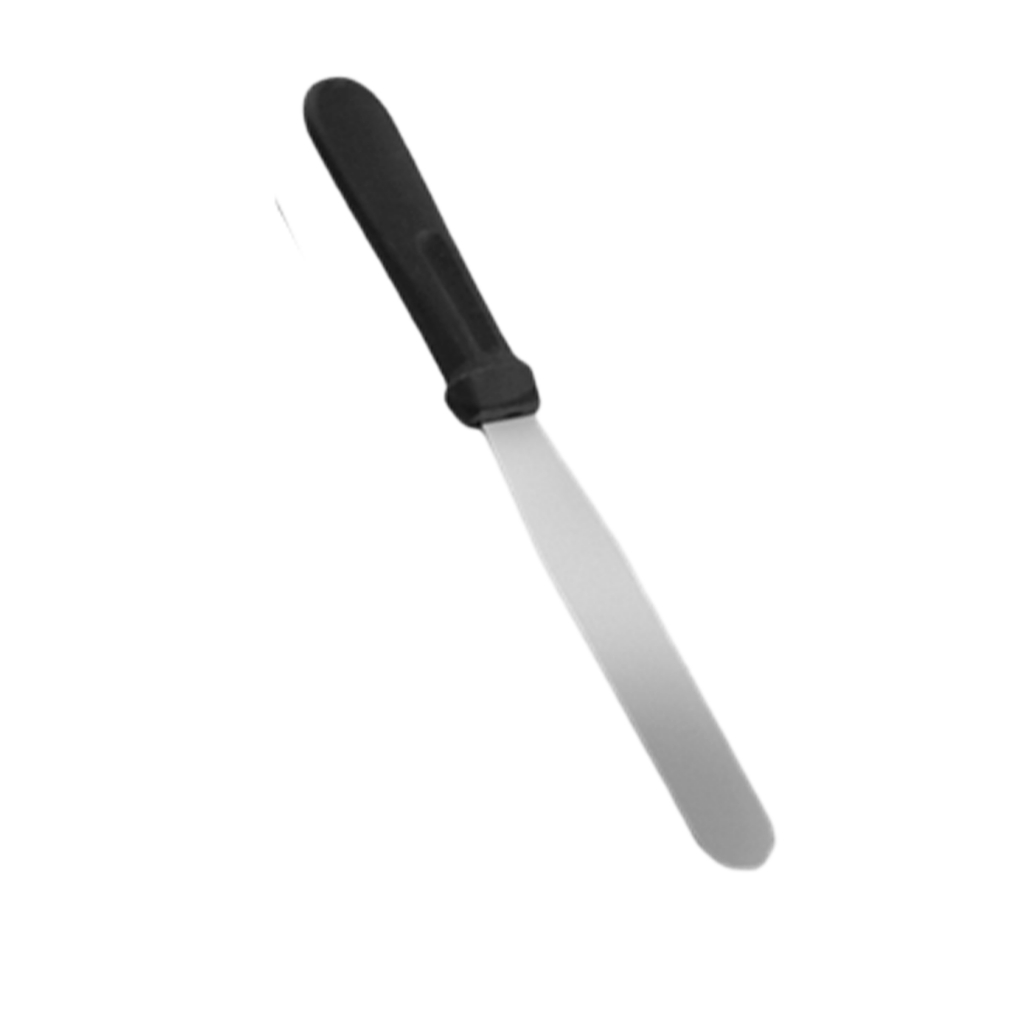 Espátula Alisadora Reta 15cm Aço Inox Reforçada Decoração Confeitaria