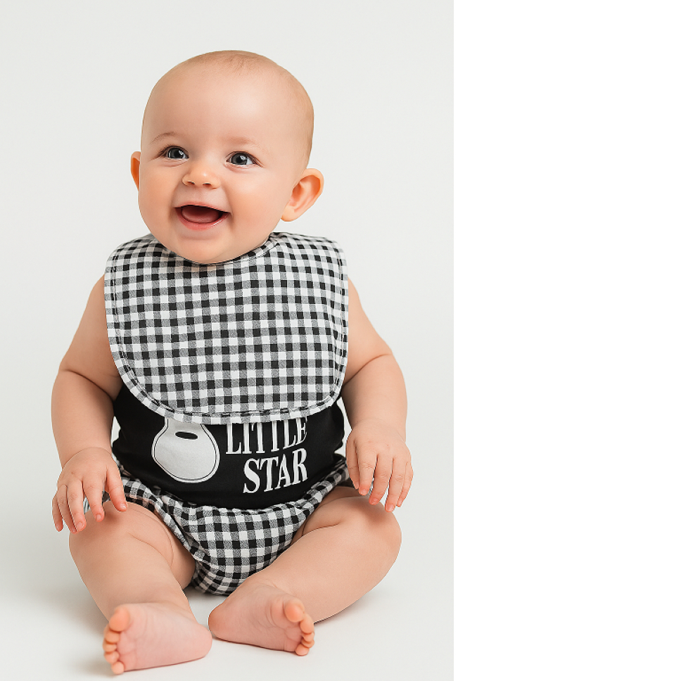 CONJUNTO MASCULINO E FEMININO INFANTI 3 PEÇAS- ROUPA BEBÊ