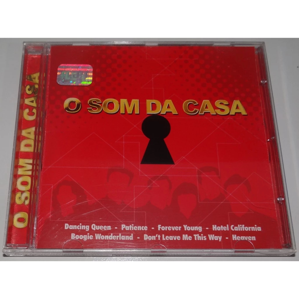 O Som Da Casa CD Antigo Casa dos Artistas 2002