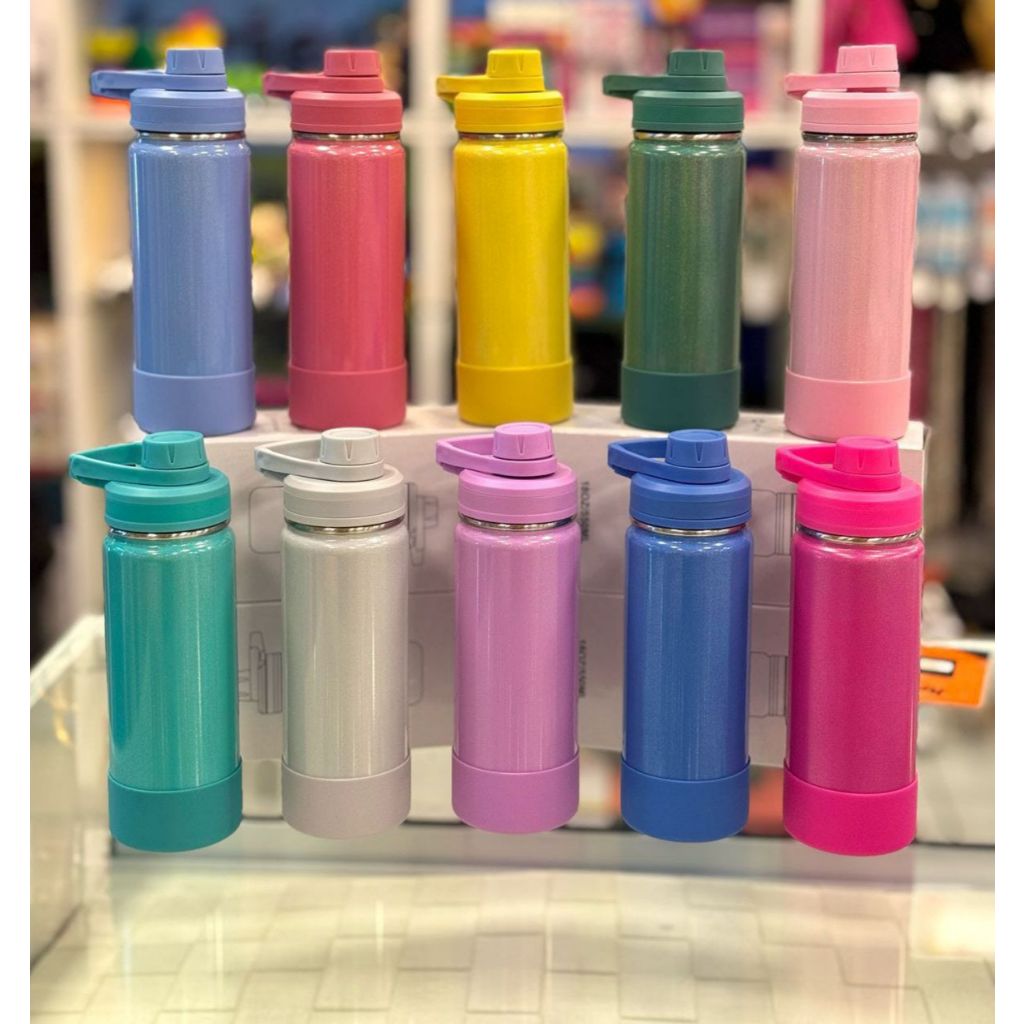 Garrafa térmica 550ml - Brilhosa - Personalizada em Oferta na Shopee