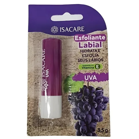 Isacare - Esfoliante Labial Uva 3,5g