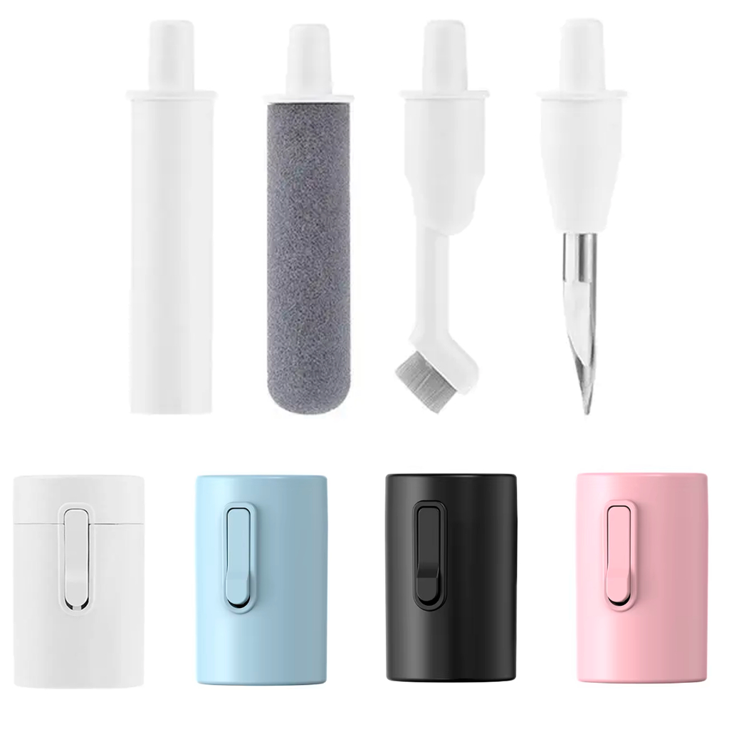 Kit Limpador De Fone De Ouvido Smartphones Câmeras Higienizador 5 em 1