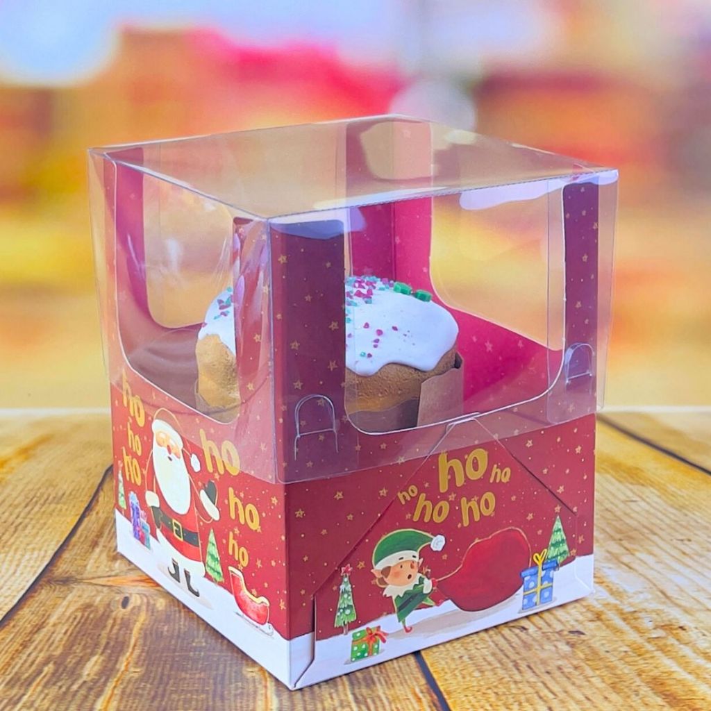 10 CAIXA MINI PANETONE ENCANTO 10X10X12 5609 (NATAL 2025 IDEIA) (CHOCO)