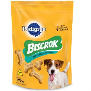 BISCOITO PEDIGREE BISCROK RAÇAS PEQUENAS 01 KG - 150G em Oferta na Shopee