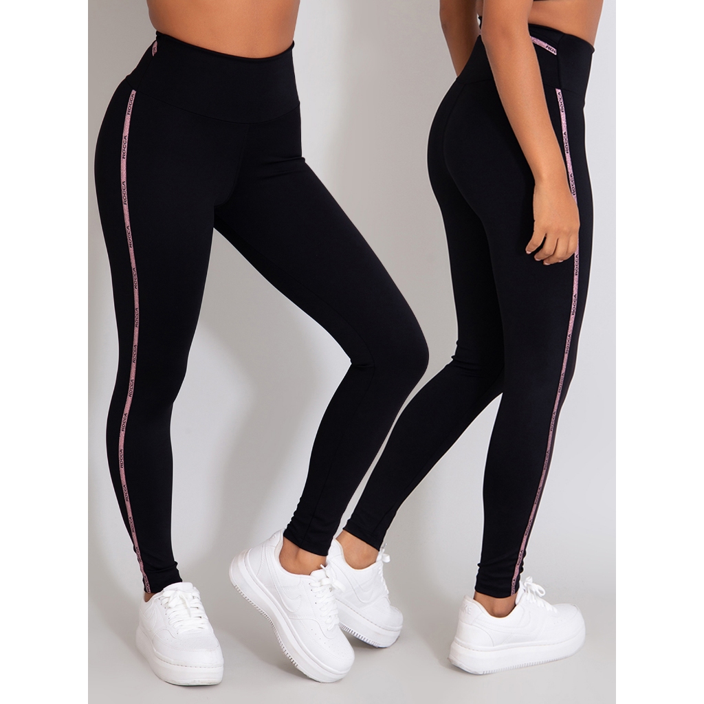 Calça Legging Fitness de Poliamida Academia Manchester em Oferta na Shopee