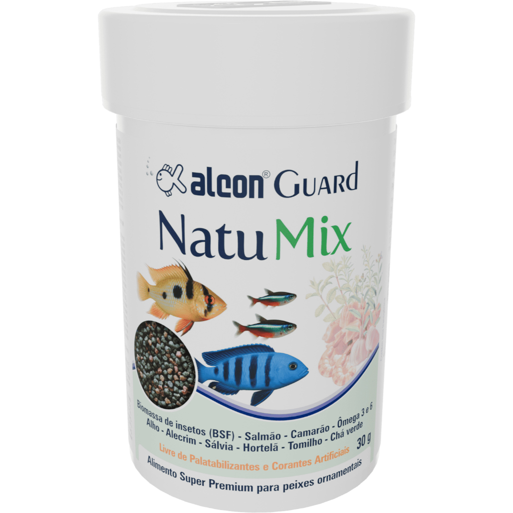 Alcon Guard Natu Mix 30 g - ração granulada "Todos Peixes"