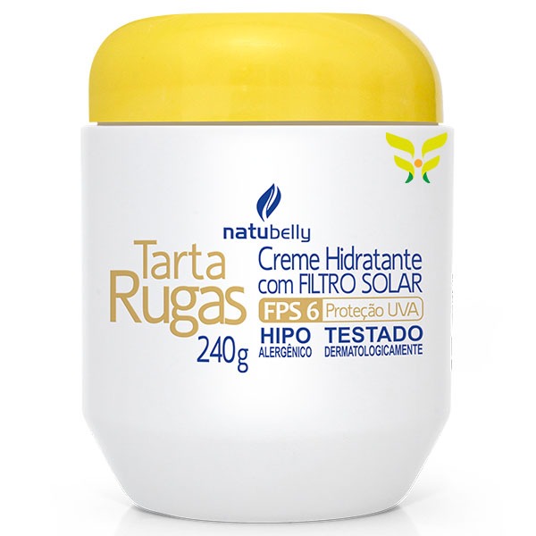 TARTA RUGAS Creme Hid Com Filtro Solar 240g Natubelly em Oferta na Shopee
