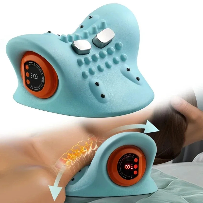 Massageador De Pescoço No Brasil Terapêutico , 4D Elétrico Com Calor , Ângulo Ergonômico Para Alívio