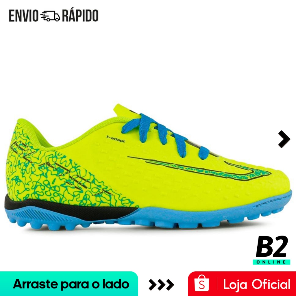 Chuteira Society Topper Blast II Infantil Masculina 100% Original Com Nota Fiscal e Garantia em Oferta na Shopee