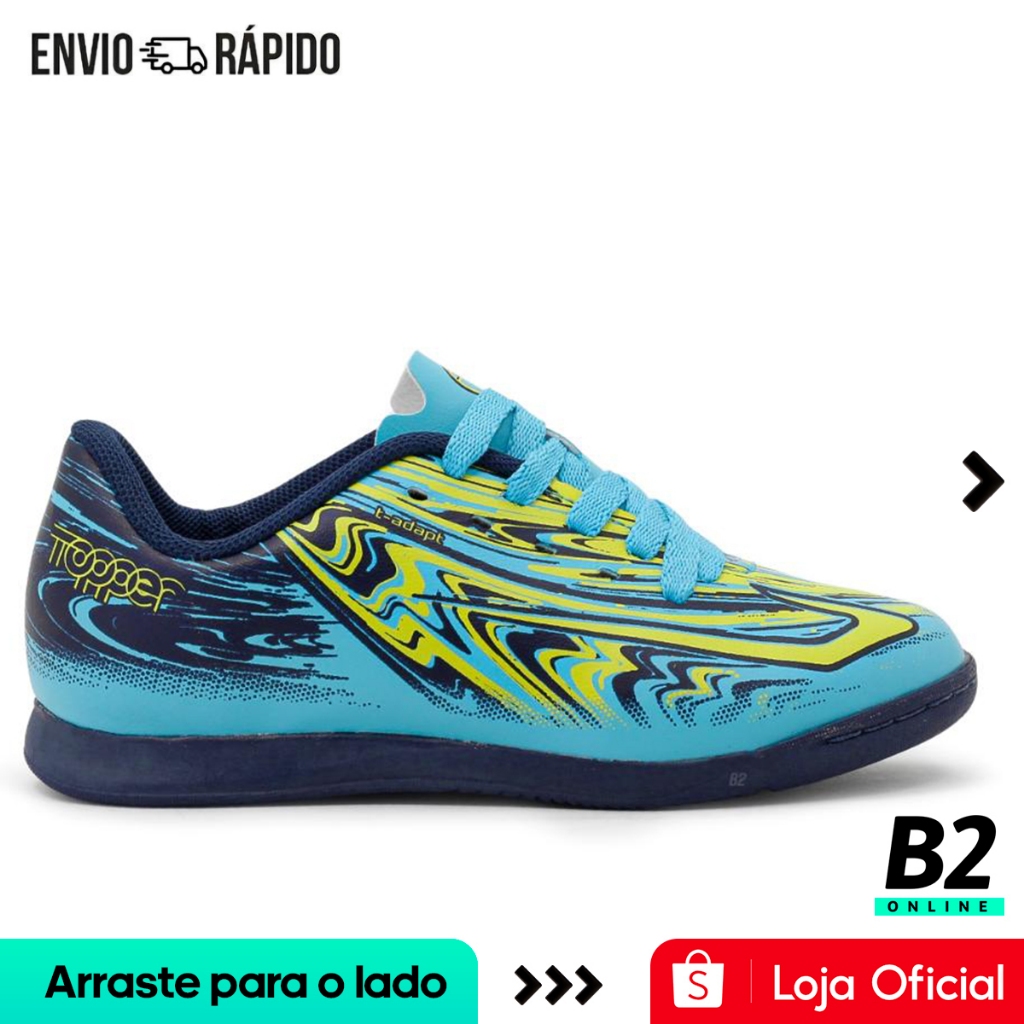 Chuteira Futsal Topper Strike 5 Juvenil 100% Original Com Nota Fiscal e Garantia