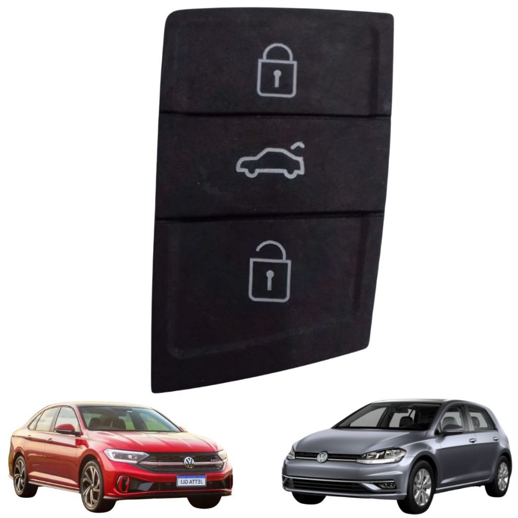 Capinha para Chave Canivete Volkswagen T-cross Virtus Nivus Jetta e Golf Novo
