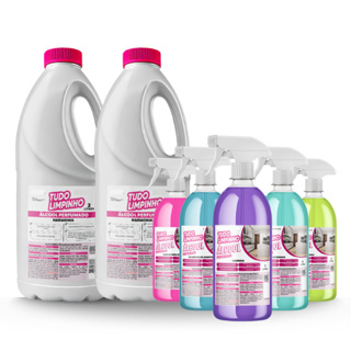 ÁLCOOL PERFUMADO TUDO LIMPINHO em Oferta na Shopee