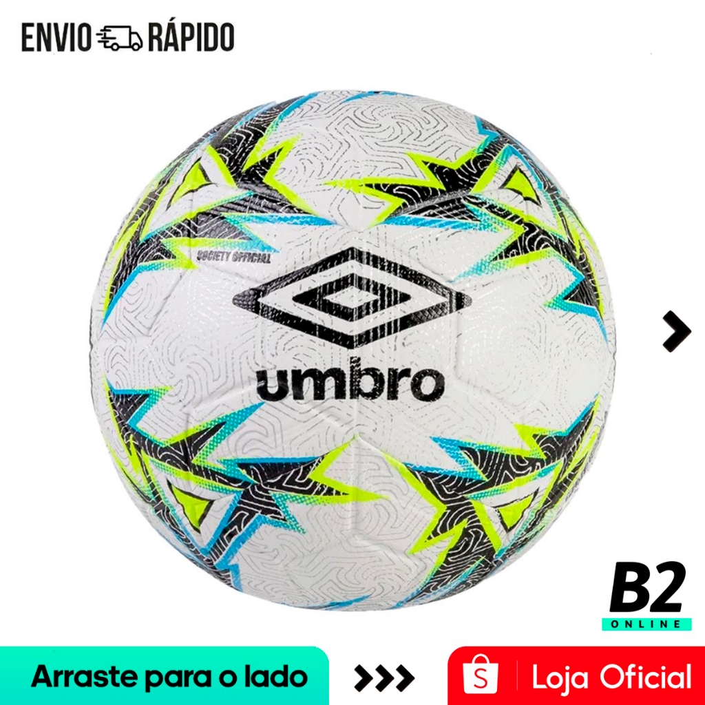 Bola Umbro Society Techno 100% Original Com Nota Fiscal e Garantia em Oferta na Shopee