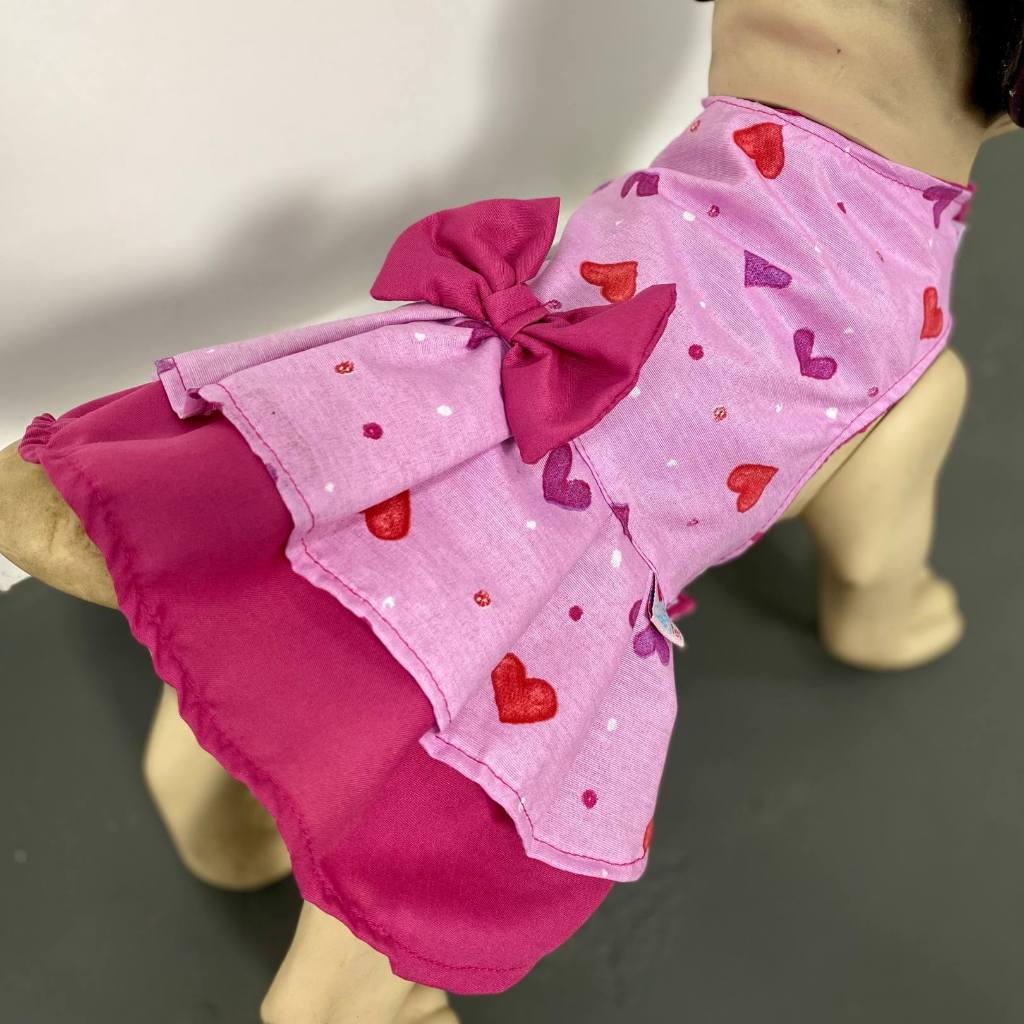 Vestido Bailarina Gaby Pet – Roupa para Cães Pequenos e Médios Confortável e Estiloso Look para Passeios e Festas