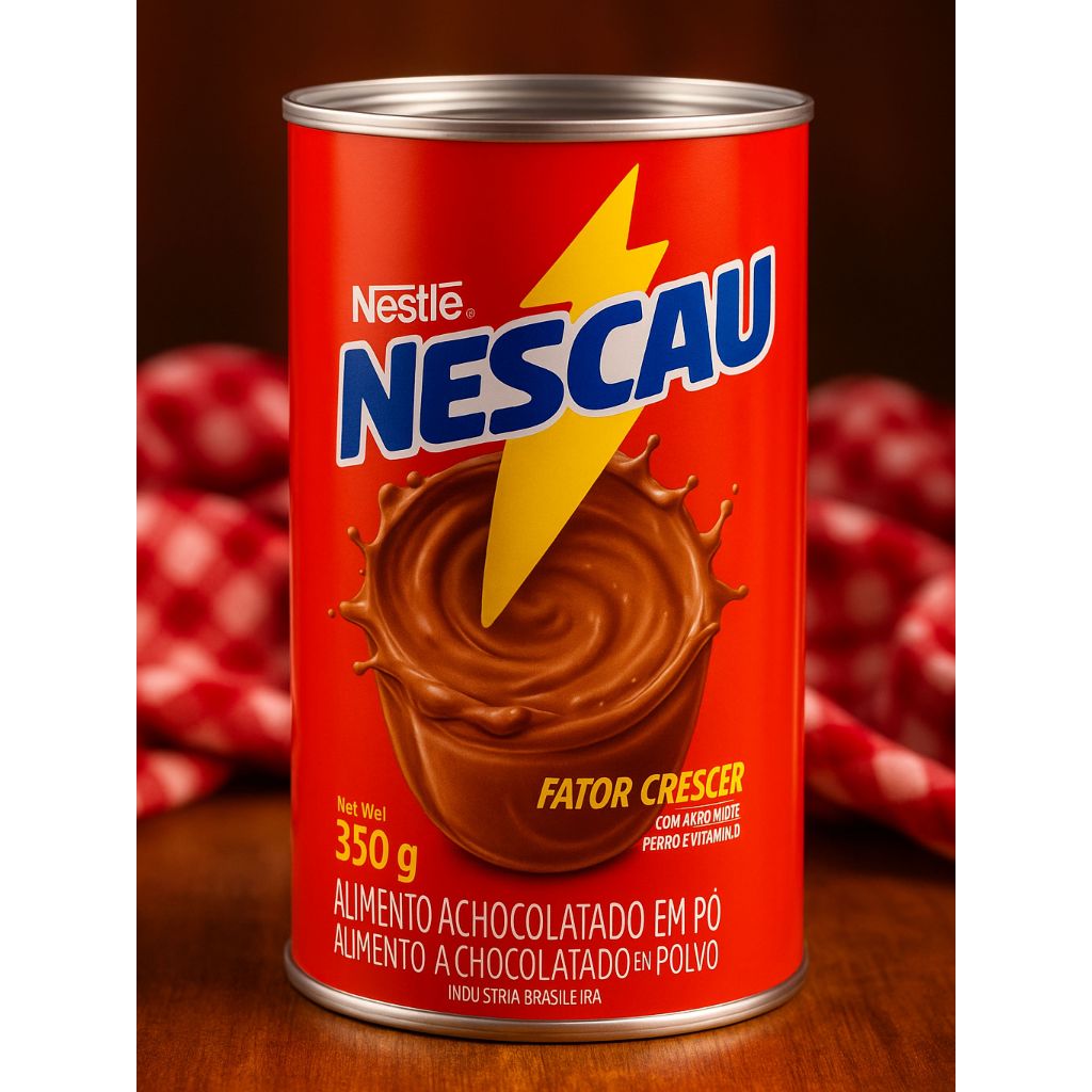 Kit 5 - Achocolatado em Pó Nescau Lata com 350g