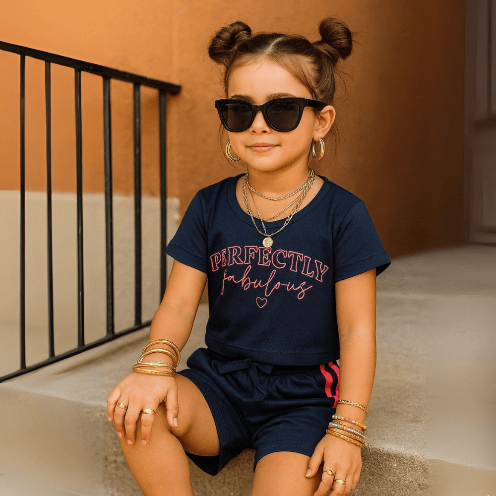 Conjunto Infantil Menina Infantil e Juvenil do 1 ao 14 anos | Conjunto Menina Rosa Confortável em Oferta na Shopee