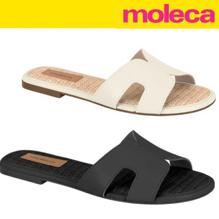 Rasteira Moleca Sandália Feminina H Slide Confort Papete Original Palmilha Tira Conforto Leve Casual