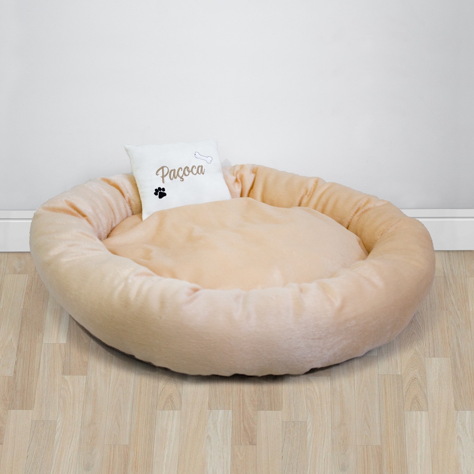 Caminha Pet G Velboa Aconchegante | Cama para Cachorro e Gato | Personalizado com o nome | MG