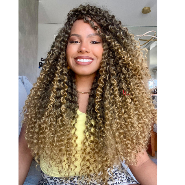 Cabelo Orgânico Bio Fibra Deborah Belíssima Hair 300g 9 Telas 60/65/70cm Entrelace Natural 150°C
