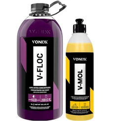 Shampoo Automotivo V-floc 3l + V Mol Pré Lavagem 500ml