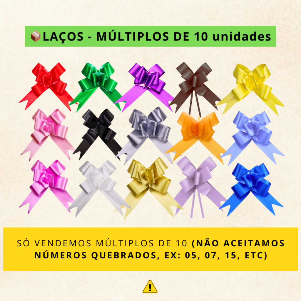 LAÇO LISO 18x350mm (60 uni)  Rosa Bebê, Azul Bebê + Outras Cores, Festa, Chá Revelação