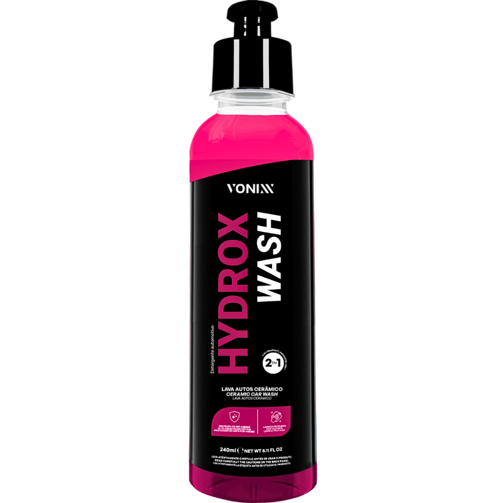 Hydrox Wash 240ml Vonixx Shampoo Lava Auto Automotivo Com Proteção em Oferta na Shopee