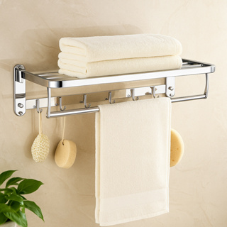 Suporte Porta Toalha Aço Inox Banho Duplo 60 Cm em Oferta na Shopee