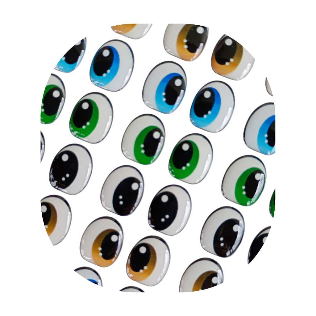 OLHOS ADESVOS RESINADOS MBH 374 em Oferta na Shopee