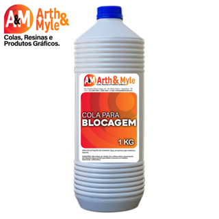 Cola Extra de Blocagem branca 1kg  - Cola para Blocos de Papel em Oferta na Shopee