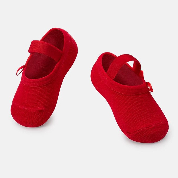 Meia Sapatilha Infantil Bebê Menina Vermelha Puket em Oferta na Shopee