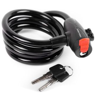 Trava Cabo De Aço 12mm Cadeado Segurança 65 centímetros Bike Moto Espiral Anti-Roubo em Oferta na Shopee