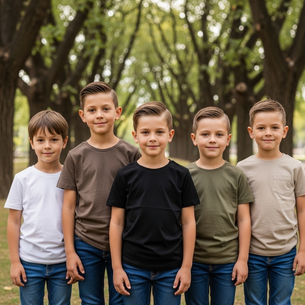 Kit 5 Camiseta Infantil 100% Algodão Escolar Branca 30.1 Penteada Envio Rapido em Oferta na Shopee