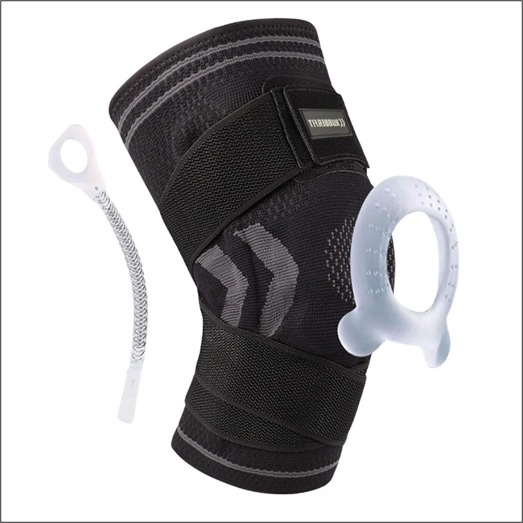 Joelheira De Compressão com Strap Esporte Corrida Academia Premium em Oferta na Shopee