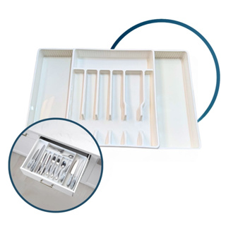 Organizador Porta Talheres Gaveta Para Cozinha Com Extensor em Oferta na Shopee