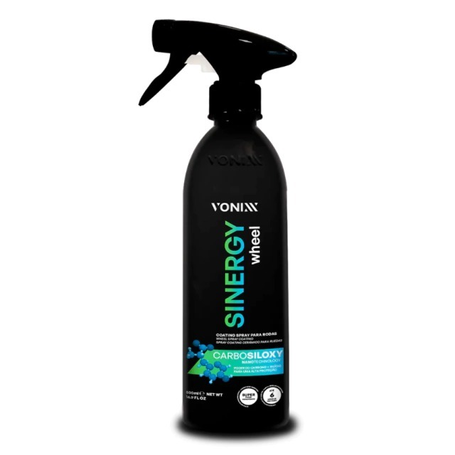 Limpa Rodas Sinergy Wheel 500ml Descontaminante Ferroso Remove Partículas Ferro Frenagem Automotivo