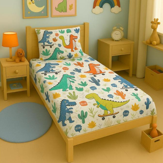 Jogo de Lençol Solteiro 02 Peças Estampas (Diversas)