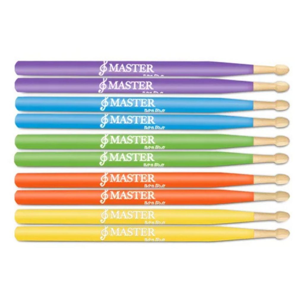 Par Baquetas Infantil Liverpool Colorida Crianças Master Kids