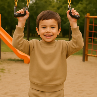Blusa de Frio Moletom Infantil Gola Redonda Sem Estampa Liso Confortável em Oferta na Shopee
