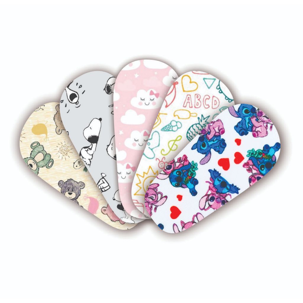 Palmilhas Tradicionais Estampadas – Kit com 5 Pares para Sapatinhos de Bebê