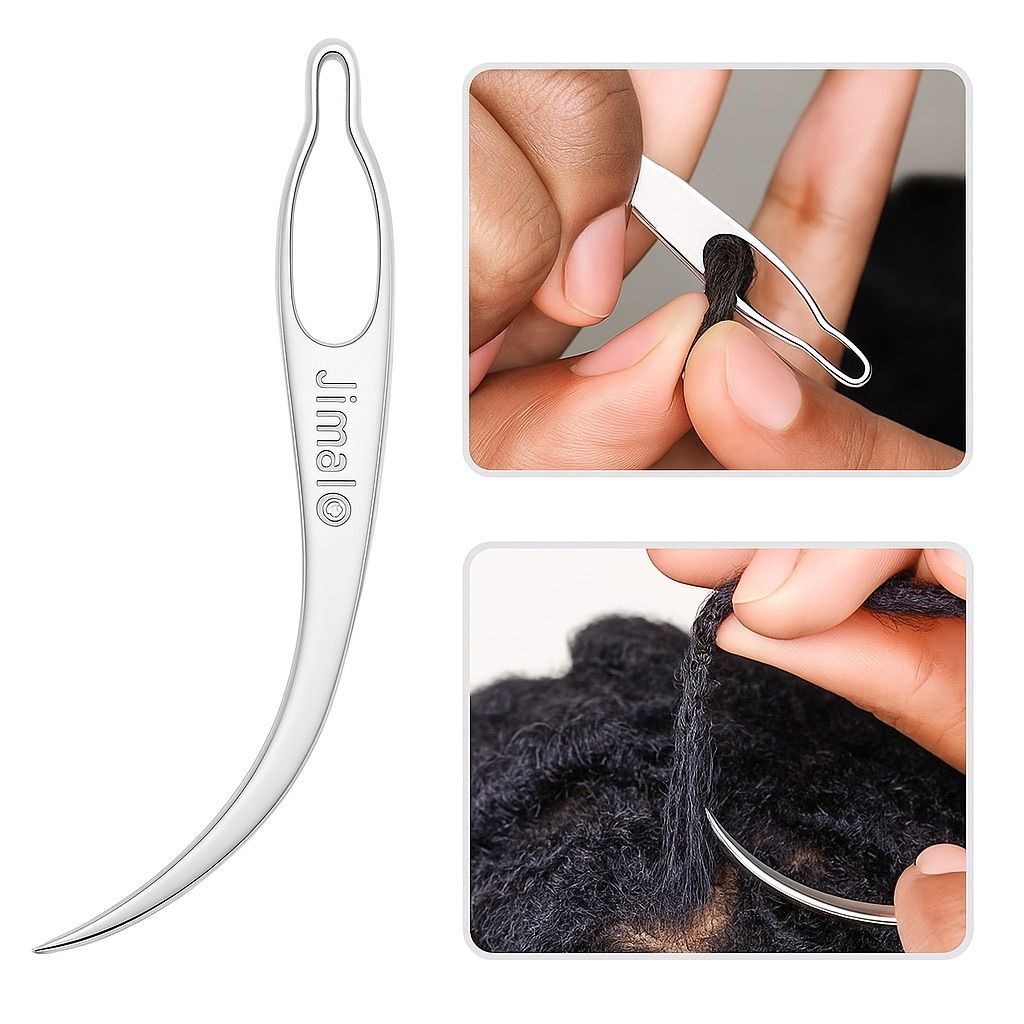 Agulhas De Intertravamento Em Forma Crescente De Metal , Manutenção De Ferramentas Para Cabelo em Oferta na Shopee