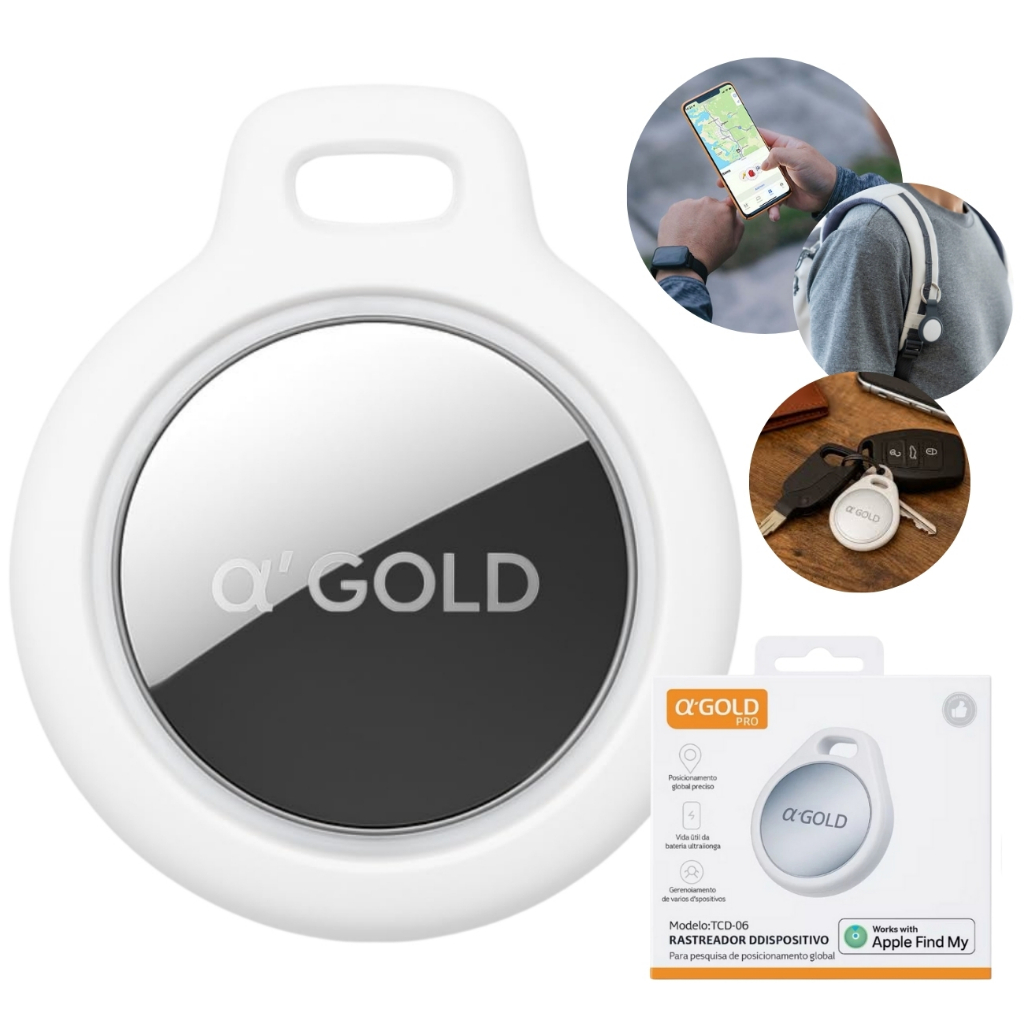 Tag Rastreador GPS Localizador Air Tag Inteligente Smart (App Buscar IOS Apple) Original A'GOLD em Oferta na Shopee